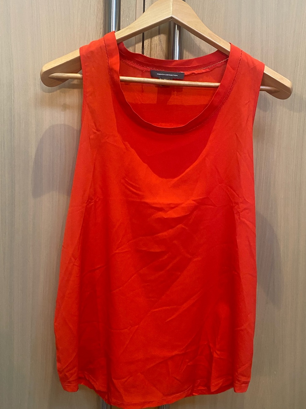 French connection Blouse Sz M red